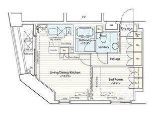 桜木町駅 徒歩8分 2階の物件間取画像